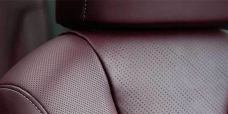 Available leather-appointed seating