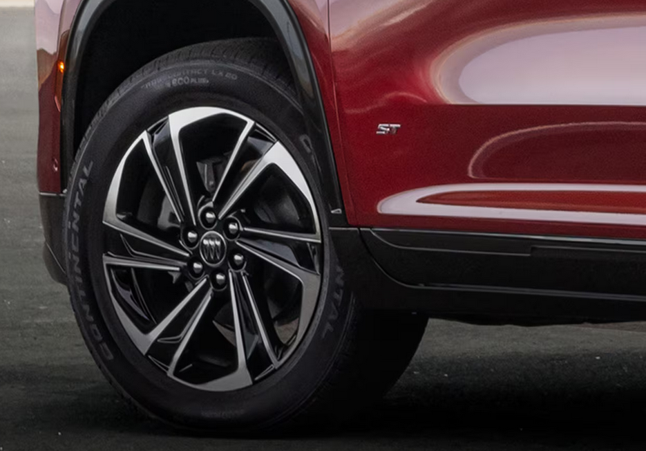 20" High-Gloss Black and machine finish wheels